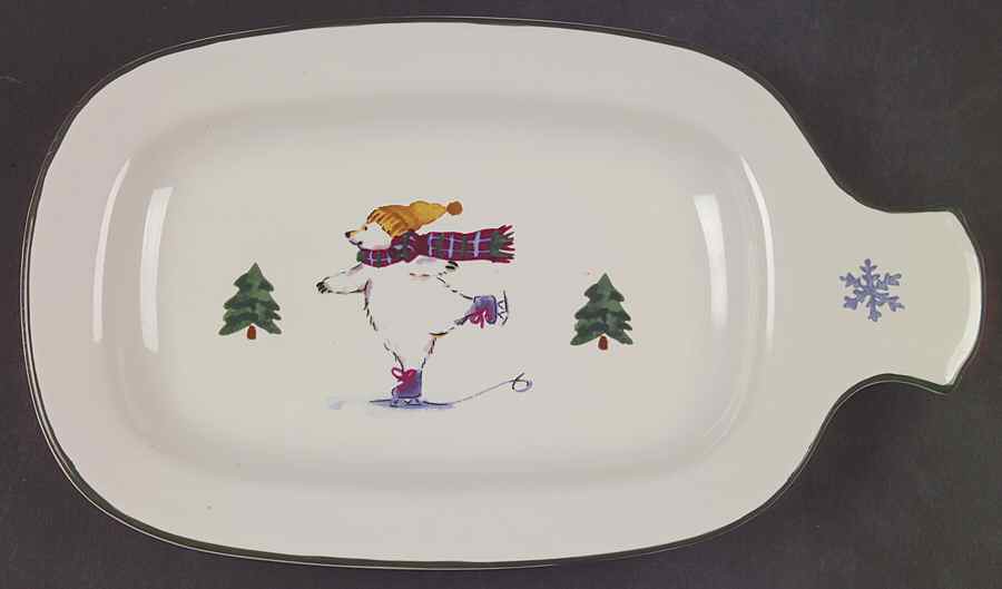 Snow Bear Party Plate by Pfaltzgraff-1