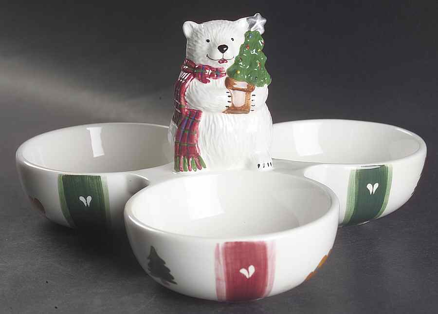 Snow Bear 3 Section Server by Pfaltzgraff-1
