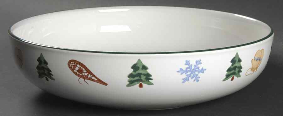 Snow Bear 10" Large Salad Serving Bowl by Pfaltzgraff-1