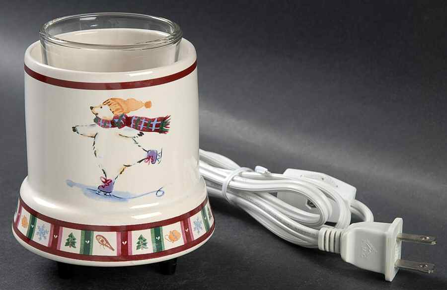 Snow Bear Electric Votive Warmer by Pfaltzgraff-1