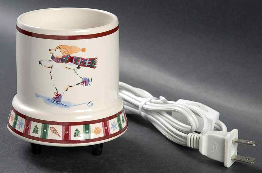 Snow Bear Electric Votive Warmer-No Liner by Pfaltzgraff-1