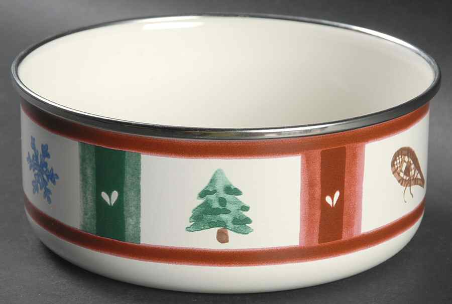 Snow Bear 5" Metal Bowl by Pfaltzgraff-1