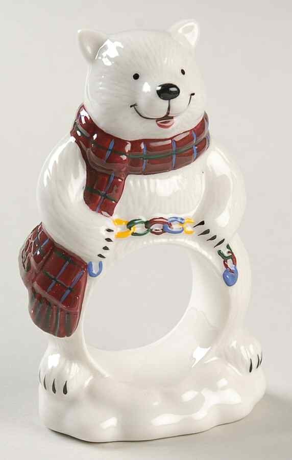 Snow Bear Napkin Ring by Pfaltzgraff-1