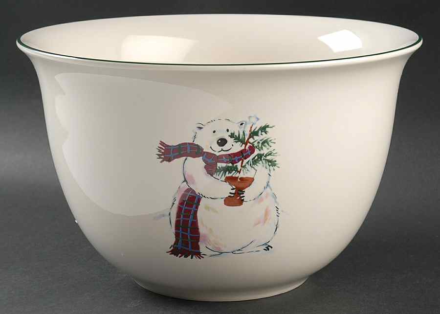 Snow Bear Round Great Bowl by Pfaltzgraff-1