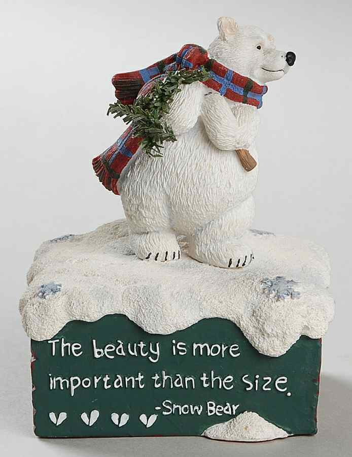 Snow Bear Figurine by Pfaltzgraff-1