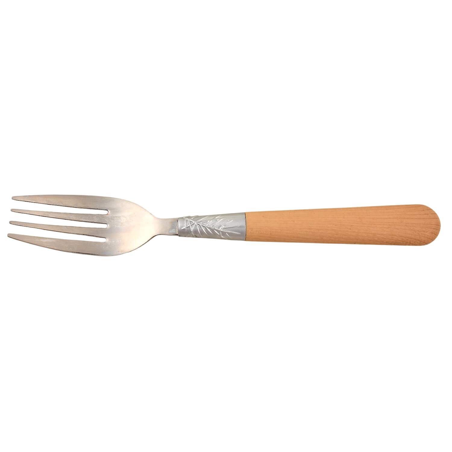 Arborwood White Individual Salad Fork by Pfaltzgraff-1