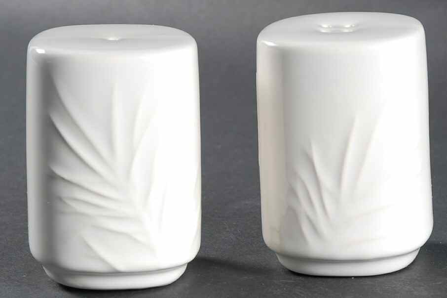 Arborwood White Salt & Pepper Set by Pfaltzgraff-1