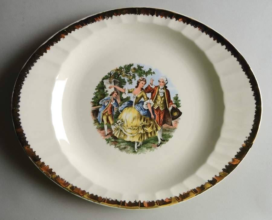 PRM7 11" Oval Serving Platter by Prim Rose-1