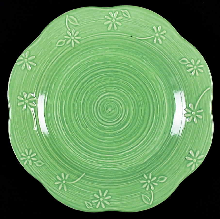 Cloverhill Green Dinner Plate by Pfaltzgraff-1