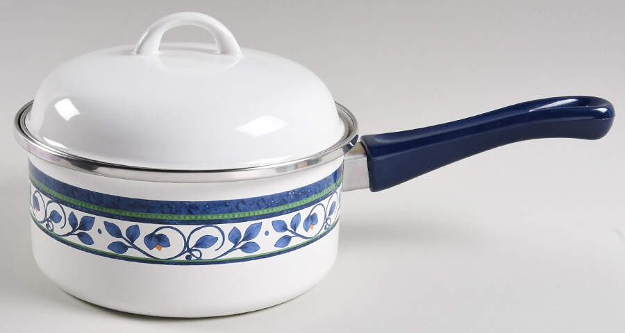 Orleans 2 Quart Metal Covered Saucepan by Pfaltzgraff-1