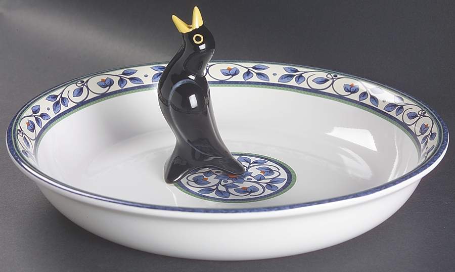 Orleans 10" Pie Baking Plate with Pie Bird by Pfaltzgraff-1