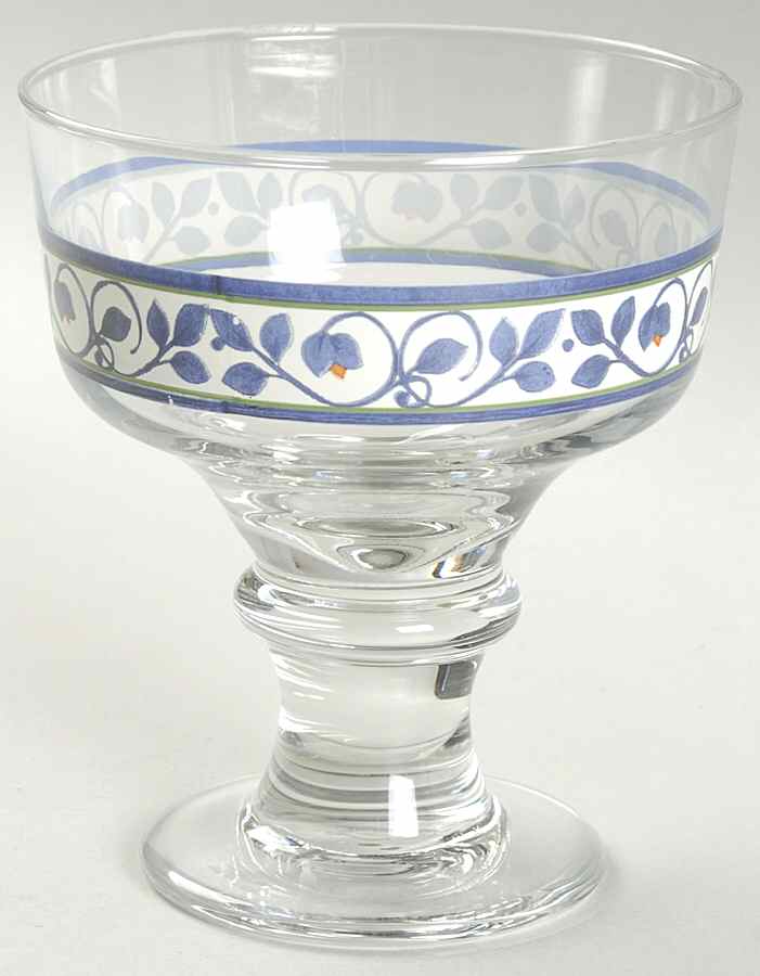 Orleans Glassware Footed Dessert by Pfaltzgraff-1