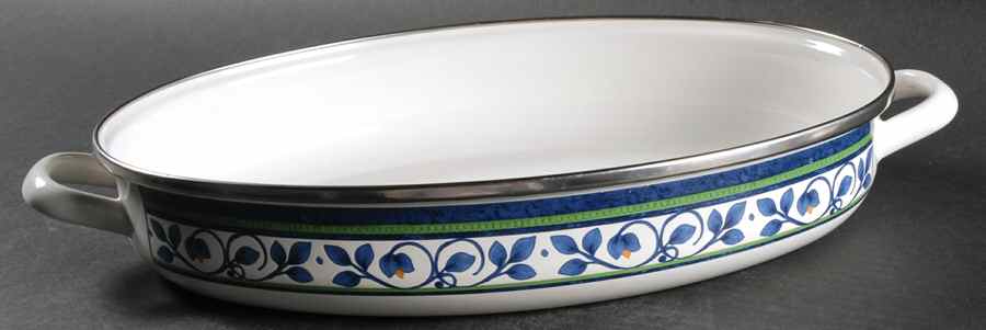 Orleans 13" Metal Oval Roaster by Pfaltzgraff-1