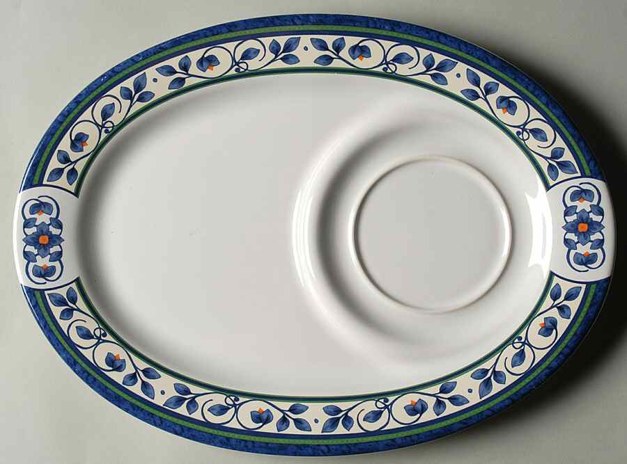 Orleans Oval Snack Tray by Pfaltzgraff-1
