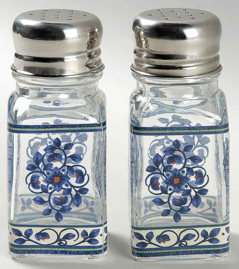 Orleans Glassware Salt and Pepper Set by Pfaltzgraff-1