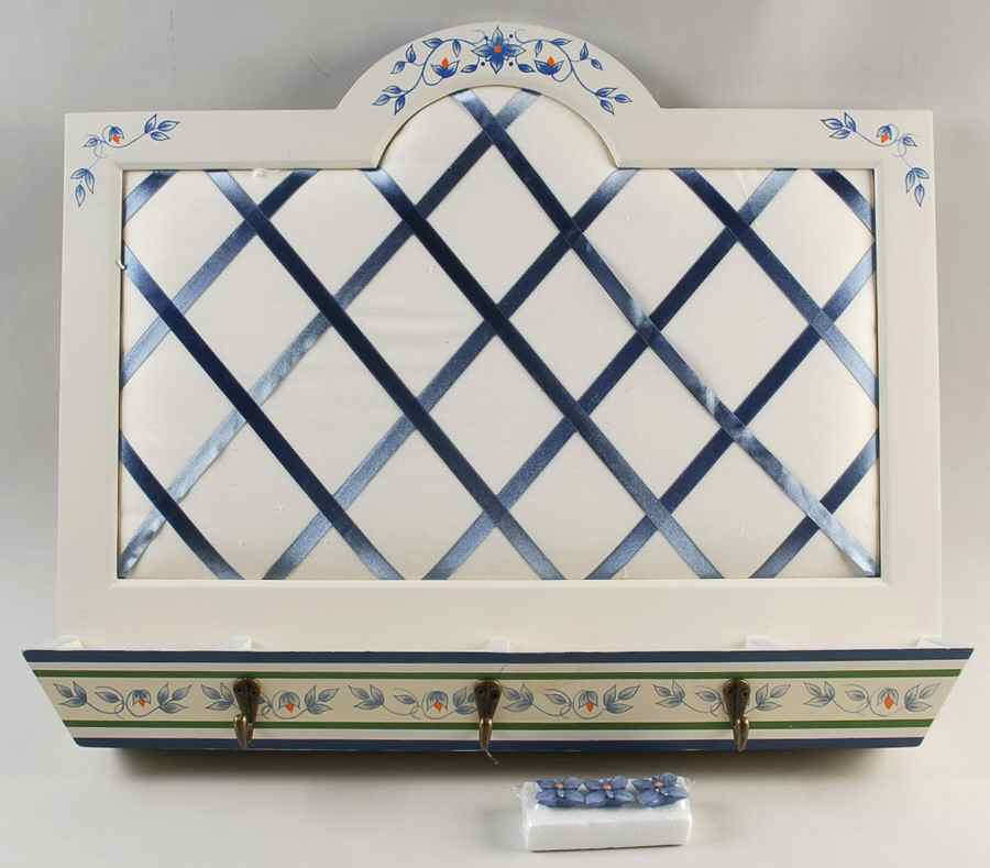 Orleans Bulletin Board-Cloth & Wood by Pfaltzgraff-1