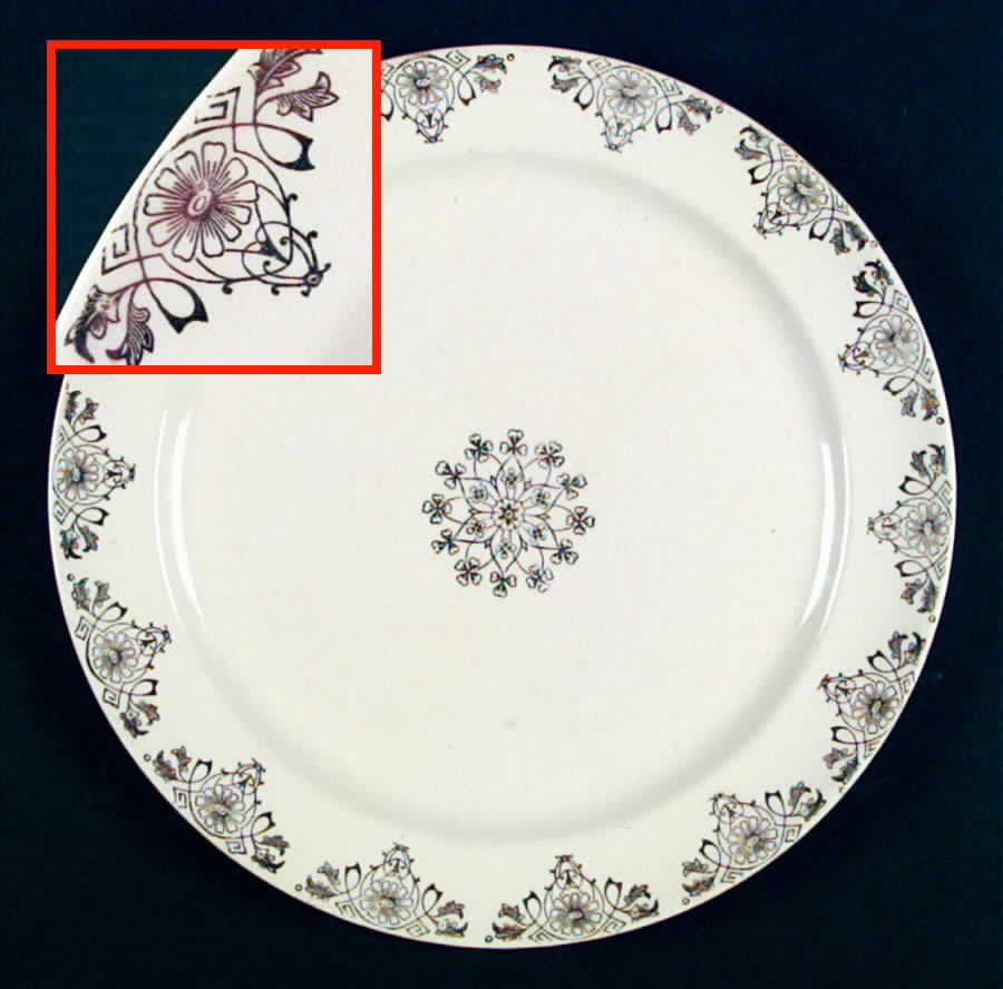 PCP152 Dinner Plate by Paden City-1