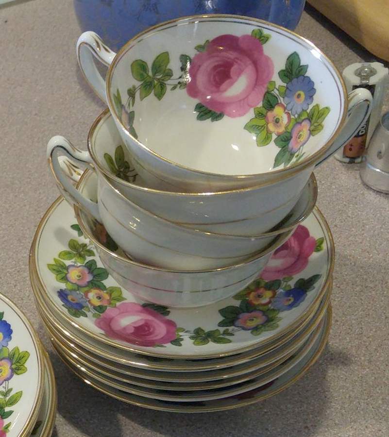 PAR54 Footed Cup & Saucer Set by Paragon-1