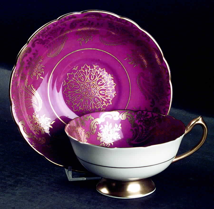 A730 Footed Cup & Saucer Set by Paragon-1