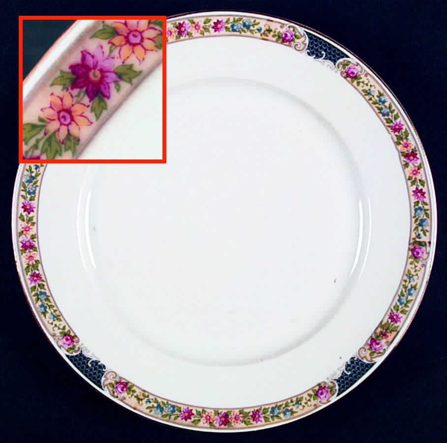 PUN66 Luncheon Plate by Porcelain Union-1