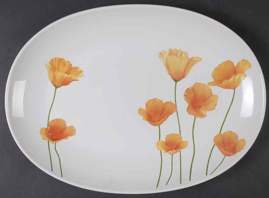 Sunshine 14" Oval Serving Platter by Pfaltzgraff-1
