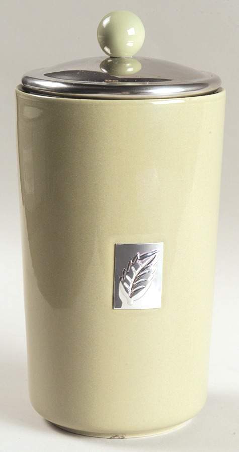 Sierra 7" Storage Jar & Metal Lid by Pfaltzgraff-1