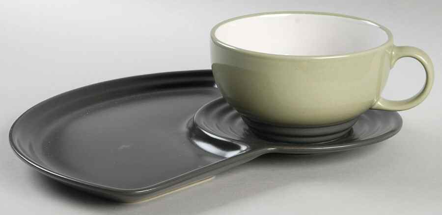 Sphere Snack Plate & Cup Set by Pfaltzgraff-1