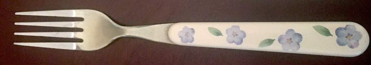 Petals Dinner Fork (7 1/2" or Larger) by Pfaltzgraff-1