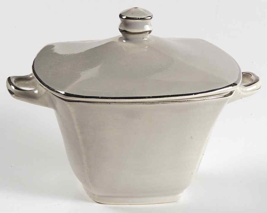 PCP155 Sugar Bowl & Lid by Paden City-1