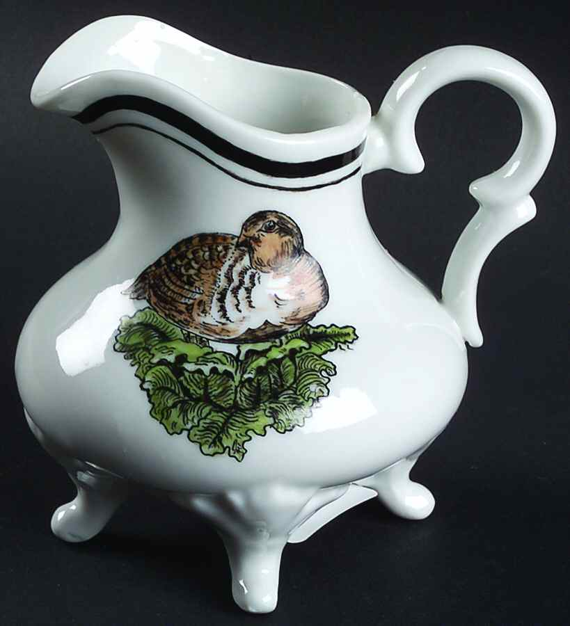 Service Chasse Berry Creamer by Porcelaine d'Auteuil-1