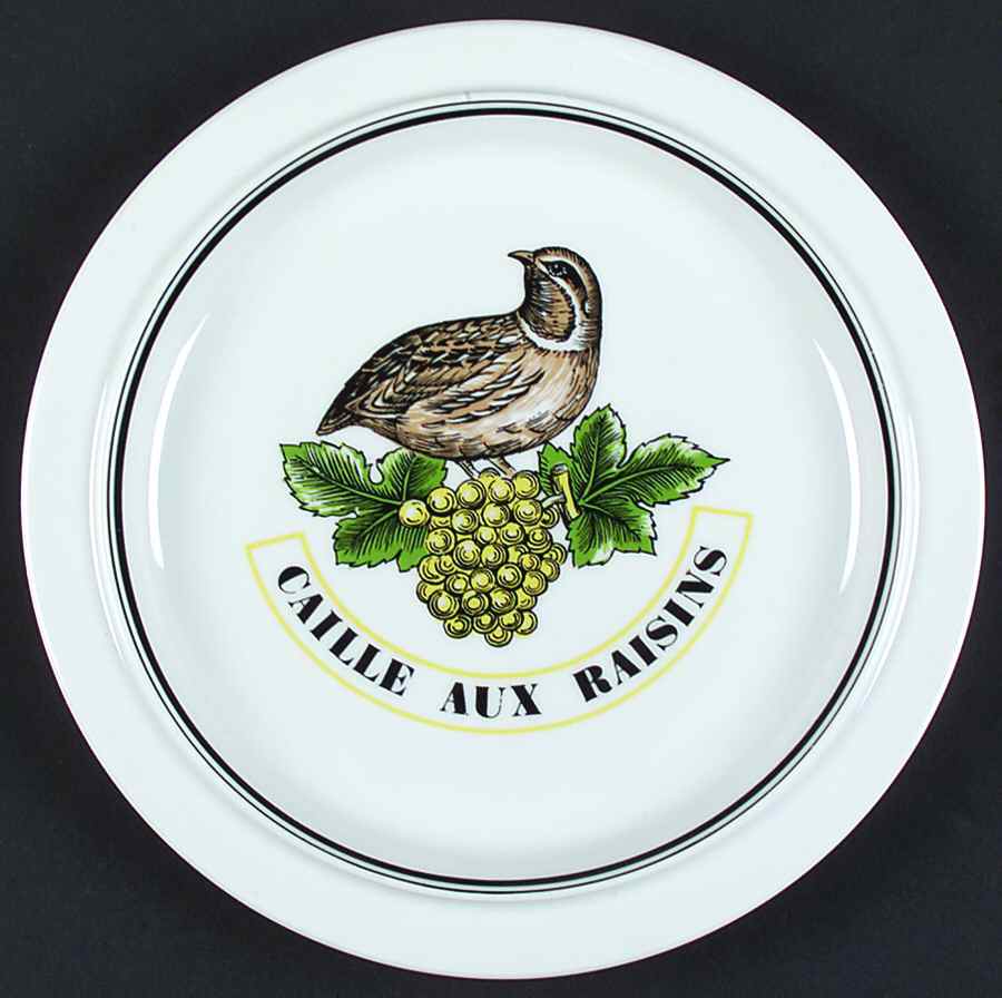 Service Chasse Luncheon Plate by Porcelaine d'Auteuil-1