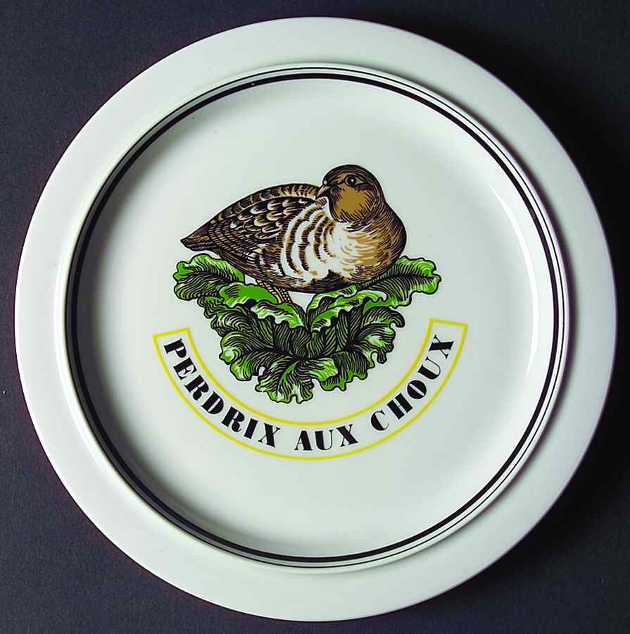Service Chasse Luncheon Plate by Porcelaine d'Auteuil-1