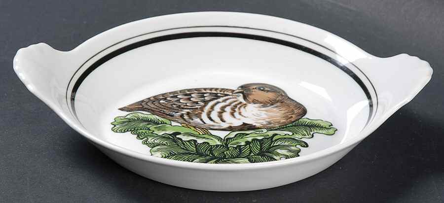 Service Chasse 6" Shirred Egg Dish by Porcelaine d'Auteuil-1