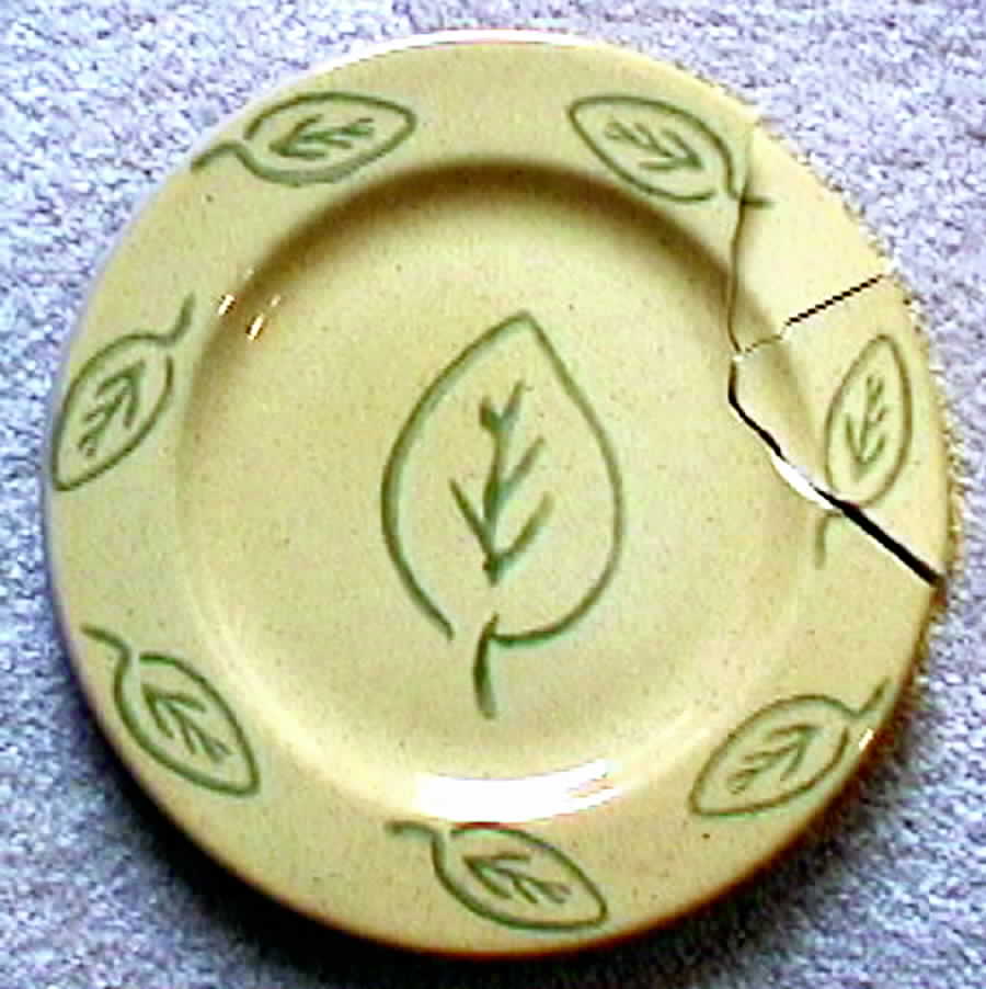 Italia Leaf Bread & Butter Plate by Pier 1-1