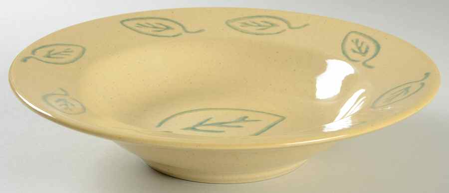 Italia Leaf Large Rim Soup Bowl by Pier 1-1