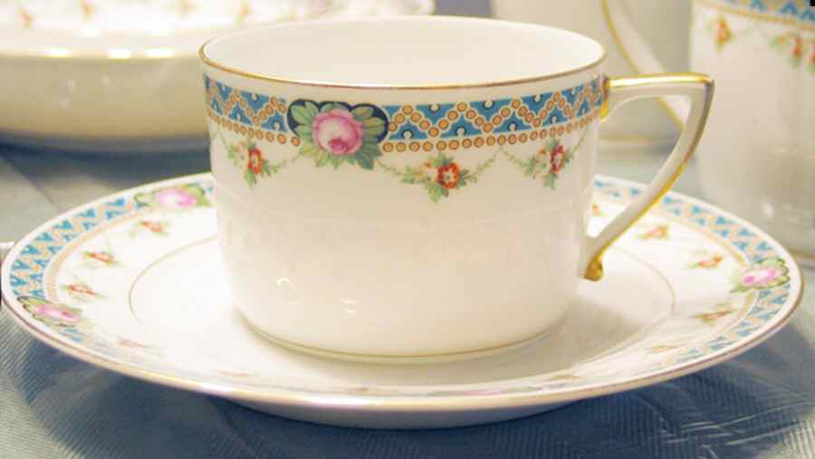 10463 Flat Cup & Saucer Set by Pirkenhammer-1