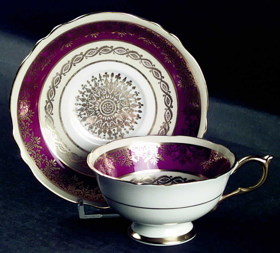 A504 Footed Cup & Saucer Set by Paragon-1
