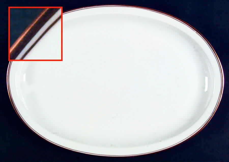 PUN69 13" Oval Serving Platter by Porcelain Union-1