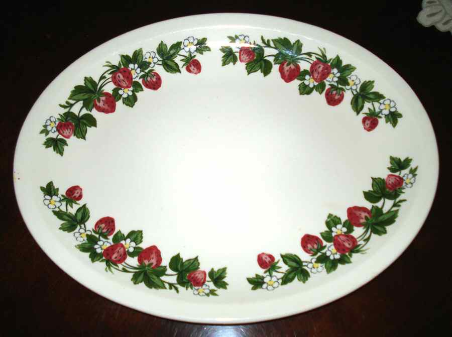 PCP160 14" Oval Serving Platter by Paden City-1
