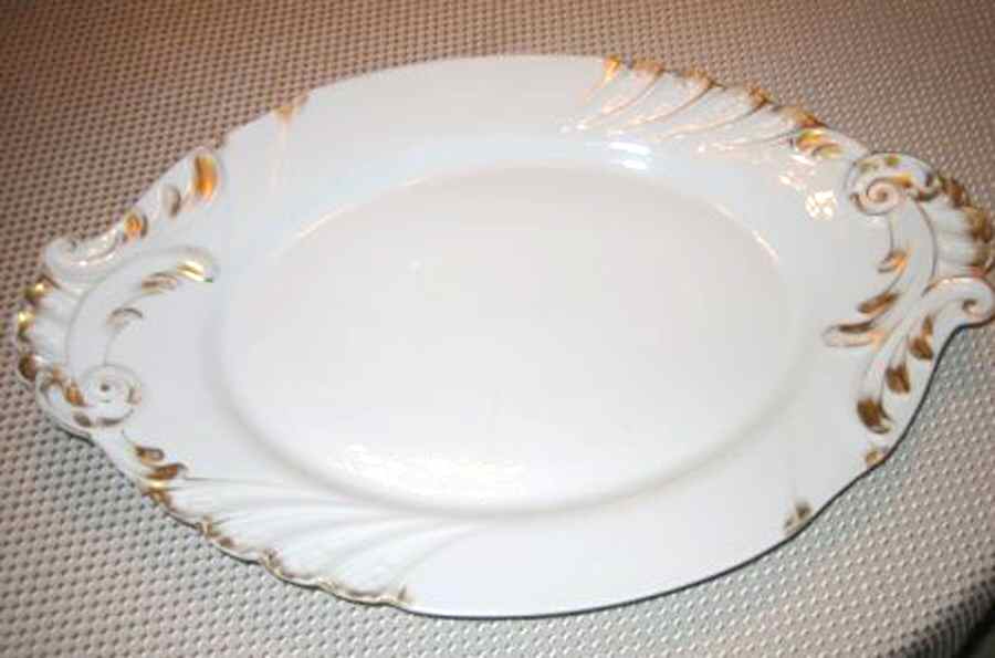 POY310 14" Oval Serving Platter by Jean Pouyat-1