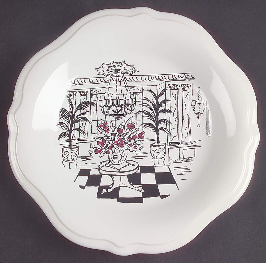 Grand Hotel Grand Reception Accent Salad Plate by Pfaltzgraff-1