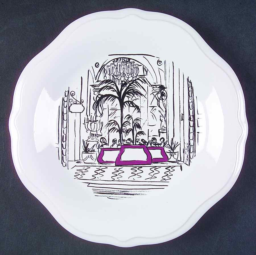 Grand Hotel Grand Reception Accent Salad Plate by Pfaltzgraff-1