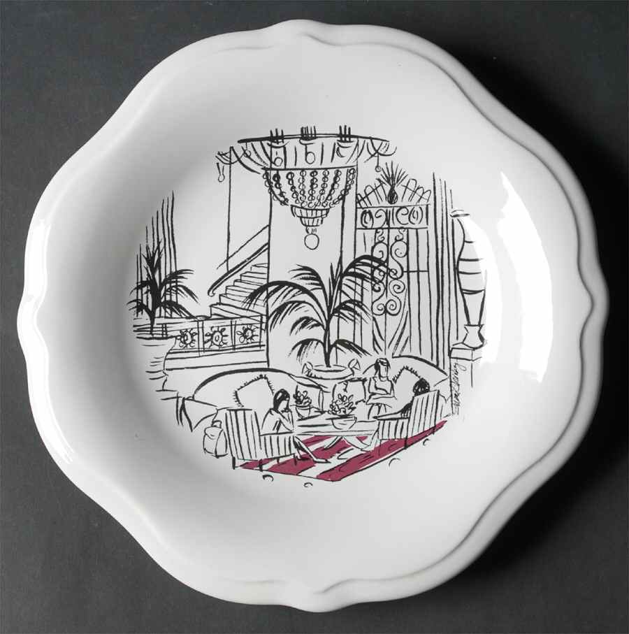 Grand Hotel Grand Reception Accent Salad Plate by Pfaltzgraff-1
