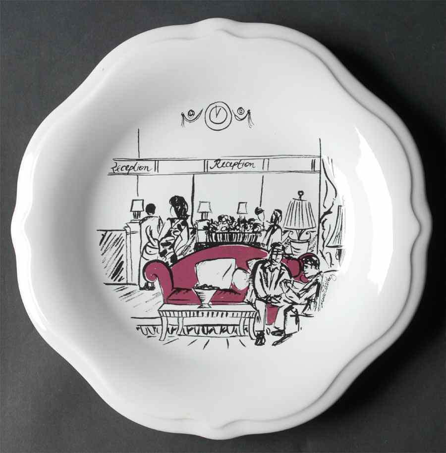 Grand Hotel Grand Reception Accent Salad Plate by Pfaltzgraff-1