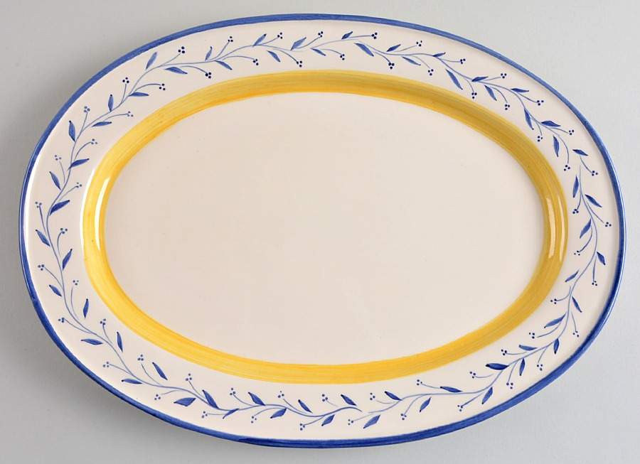 POR31 14" Oval Serving Platter by Portugal-1