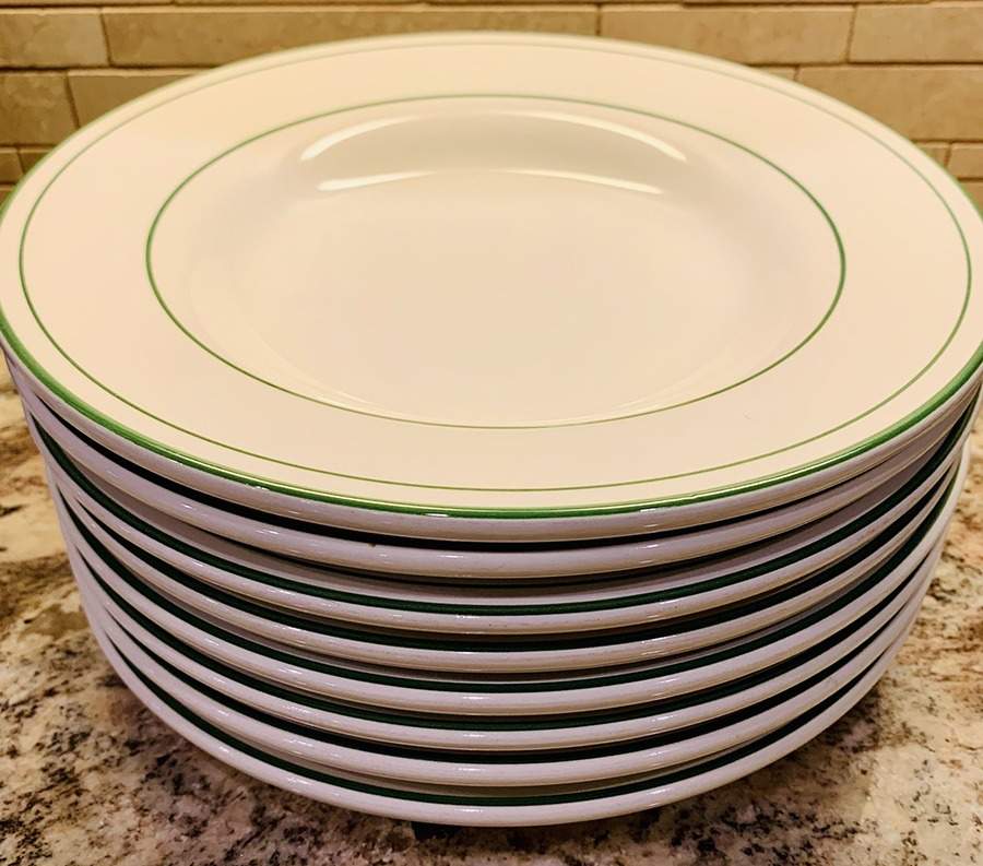 Marina Moss Dinner Plate by Pottery Barn China-1