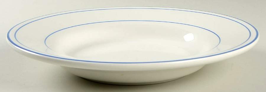 Marina Sapphire Large Rim Soup Bowl by Pottery Barn China-1