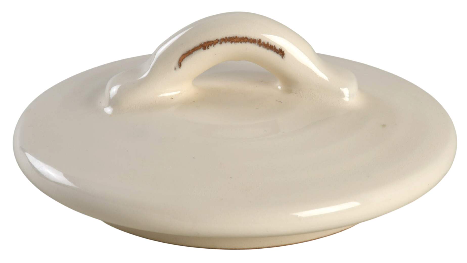 Rustic White Lid for Sugar Bowl by Pottery Barn China-1