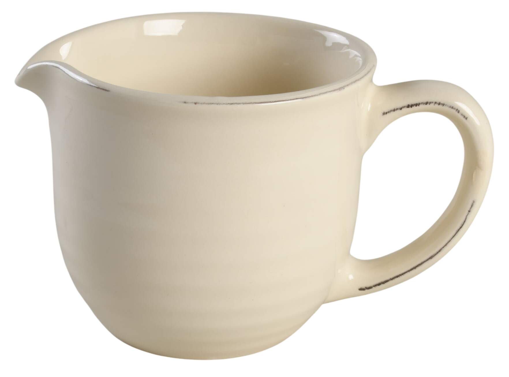 Rustic White Creamer by Pottery Barn China-1