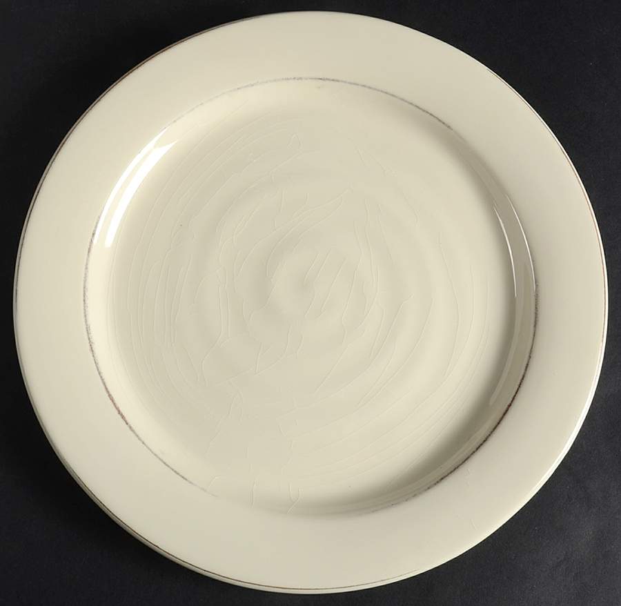 Rustic White Salad Plate by Pottery Barn China-1
